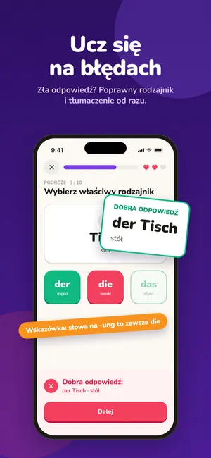 Lista błędów, na którą trafiają pomylone słowa